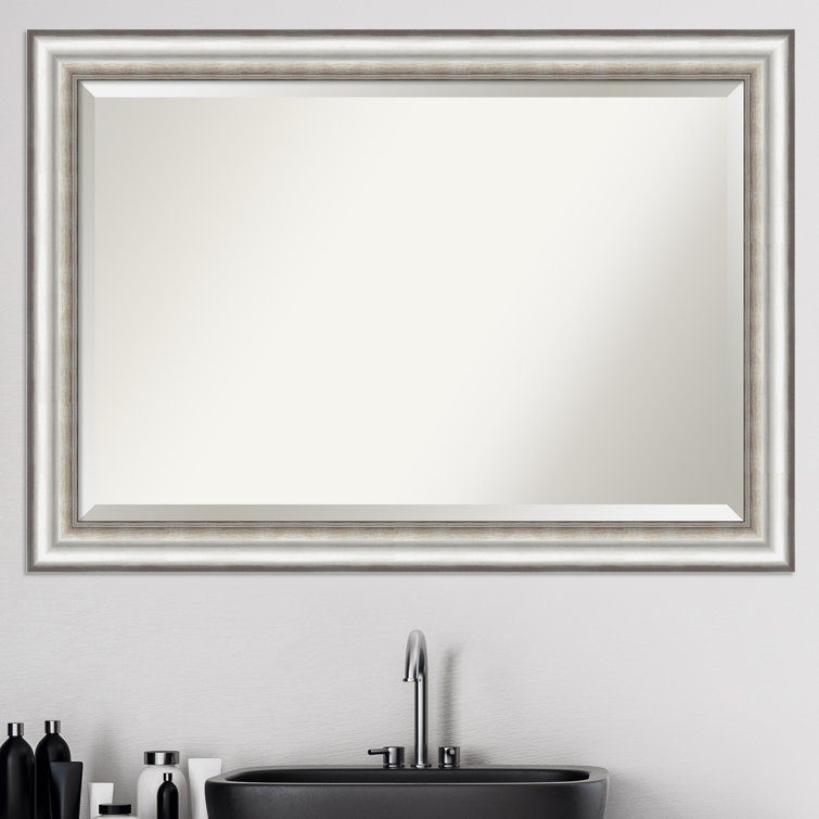 Framed Beveled Bathroom Mirrors Everything Bathroom